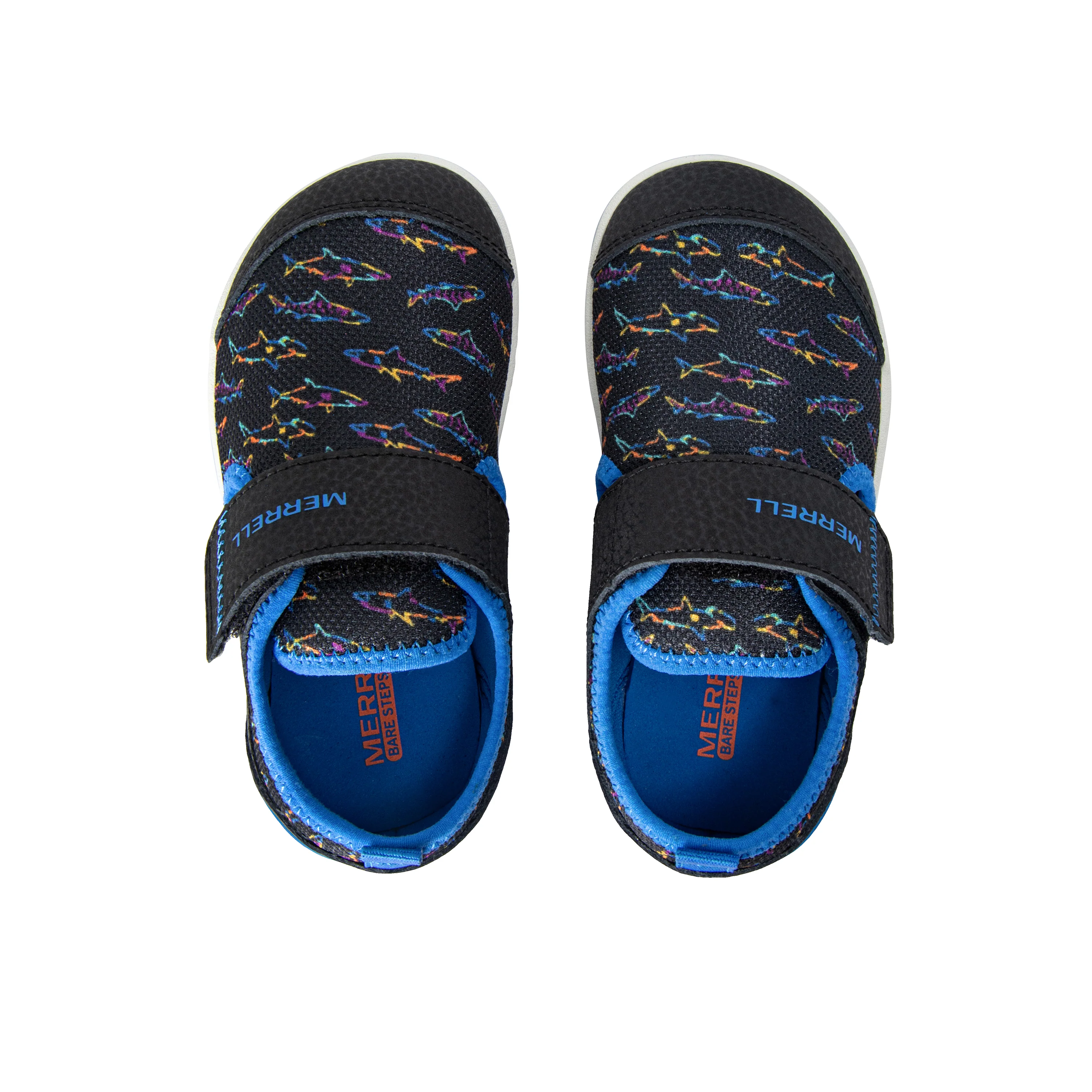 Bare Steps™ H20 Sneaker - Little Kid Black/Royal - Image 6
