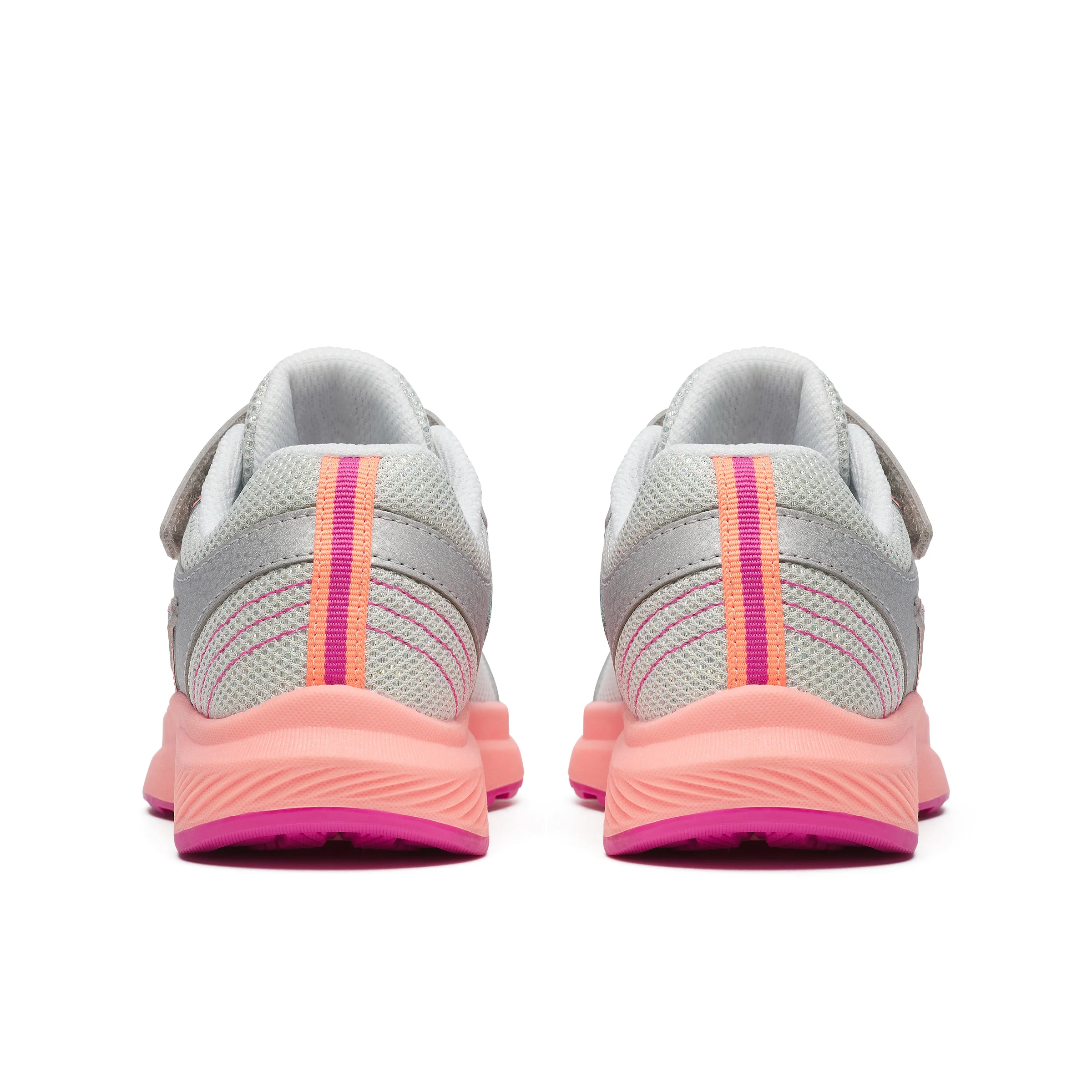 Cohesion Kdz A/C Sneaker - Big Kid Silver/Coral - Image 4