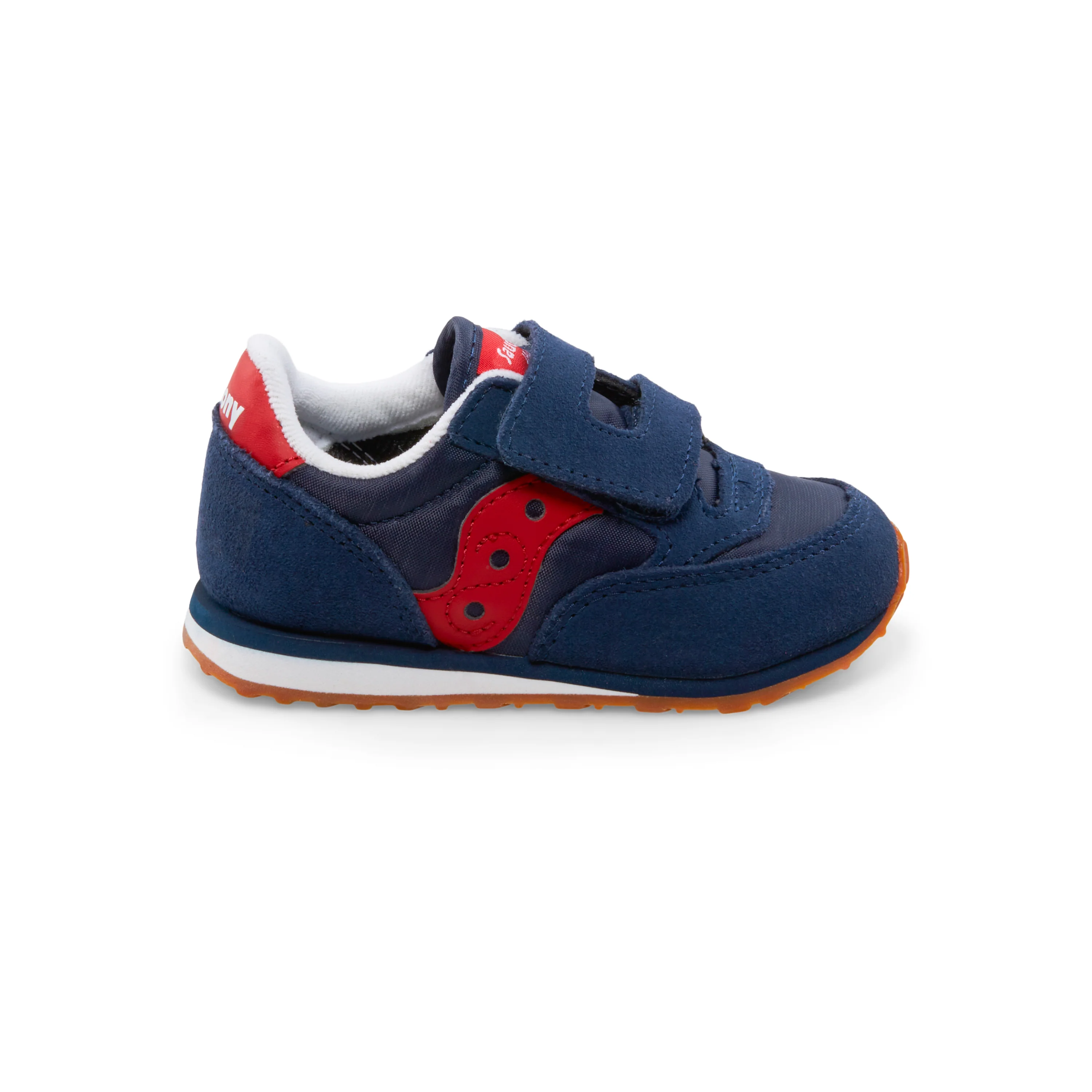 Jazz Hook & Loop Sneaker - Little Kid Navy/Red - Image 9