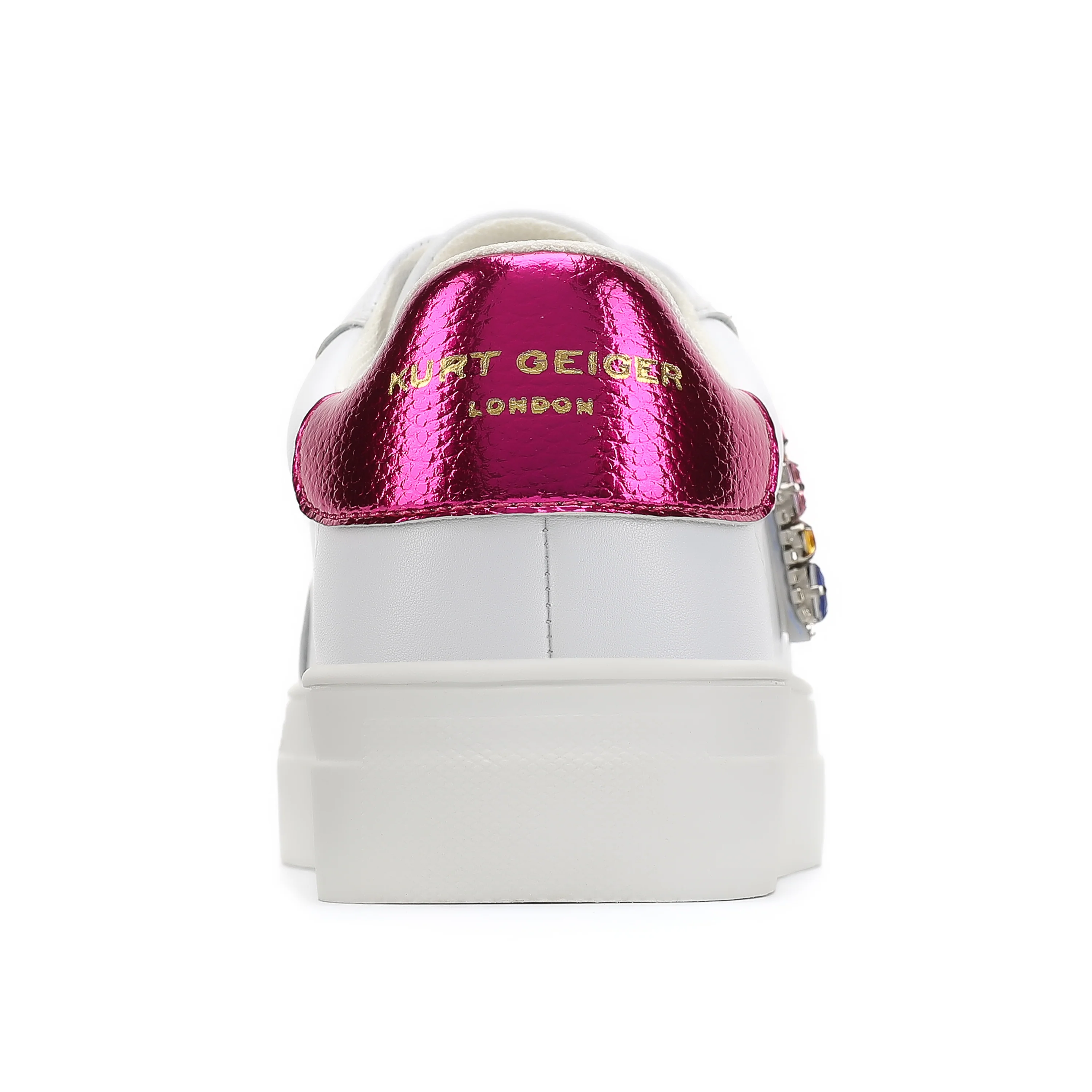 Mini Laney Love Heart Sneaker - Big Kid White - Image 3
