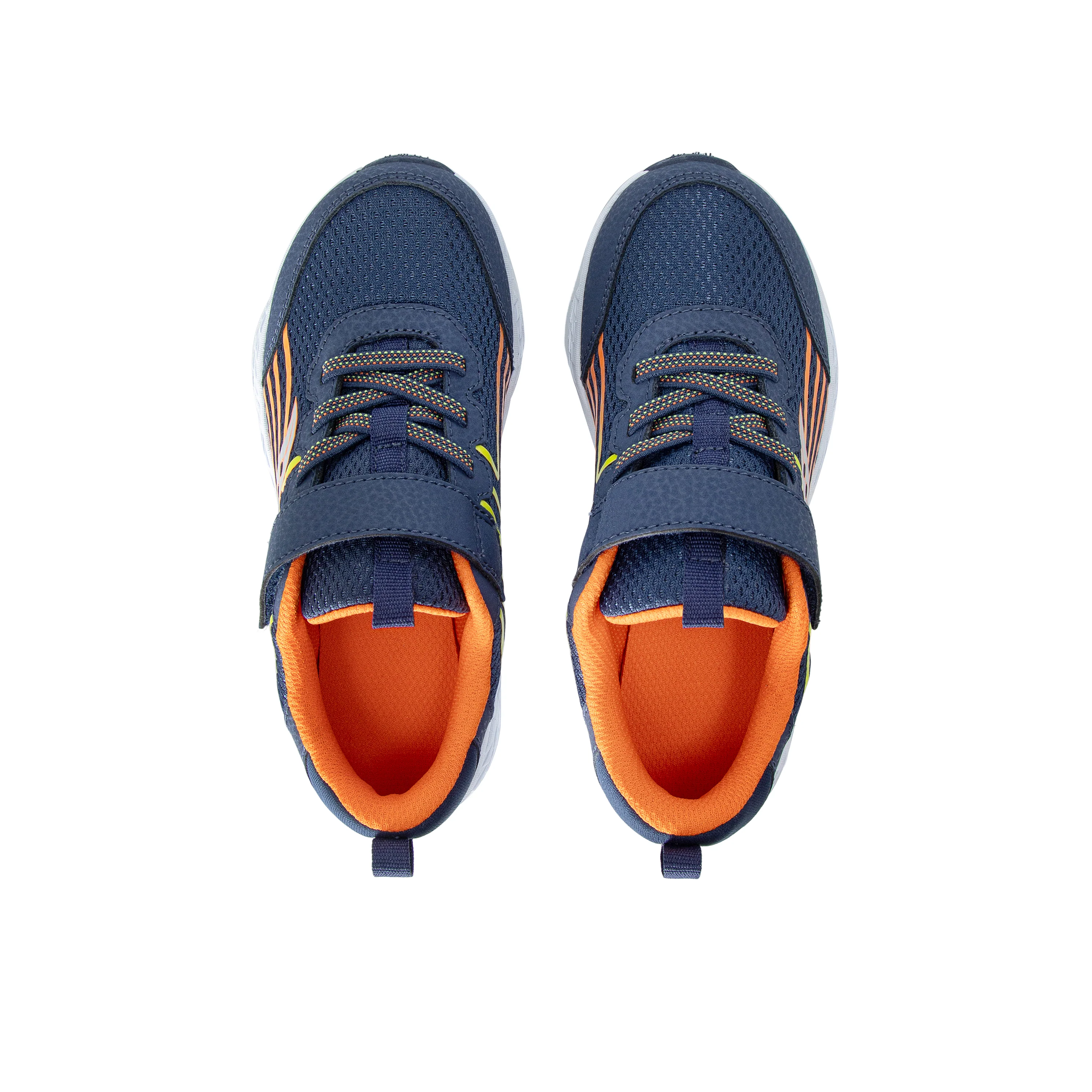 Wind 3.0 A/C Sneaker - Big Kid Navy/Orange - Image 6