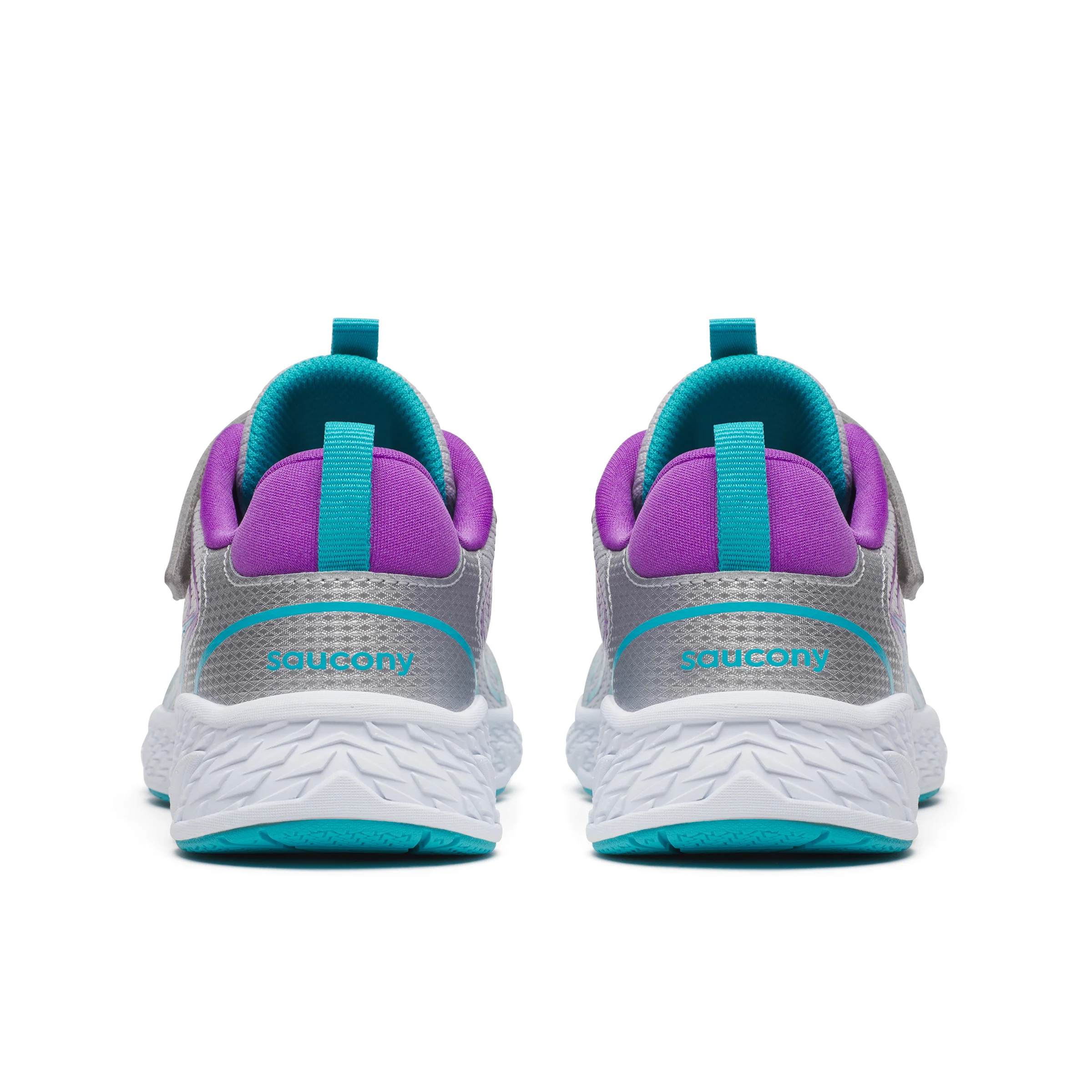 Wind 3.0 A/C Sneaker - Big Kid Silver/Turq - Image 4